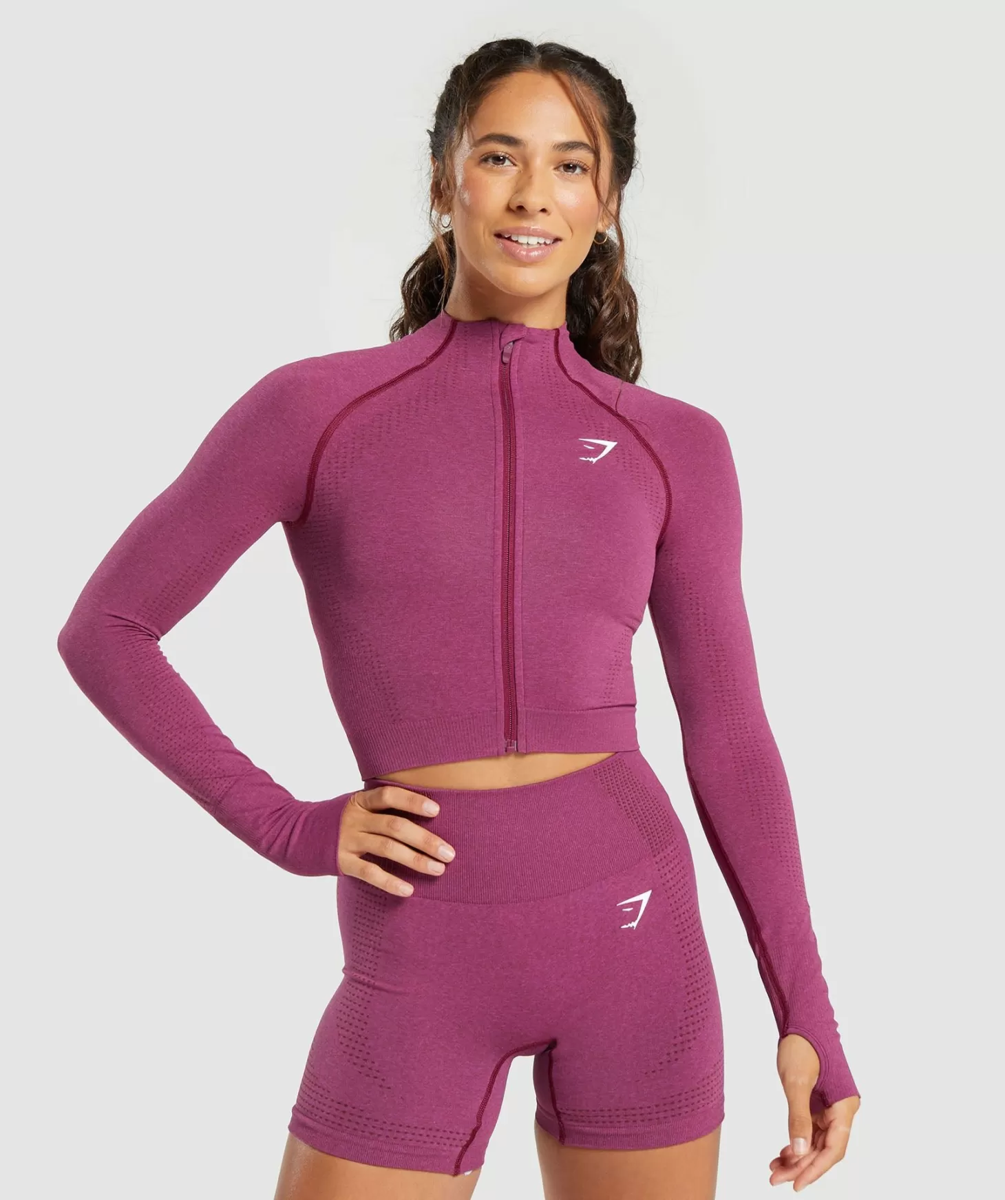 Gymshark Vital Seamless 2.0 Midi Zip Up Jacket