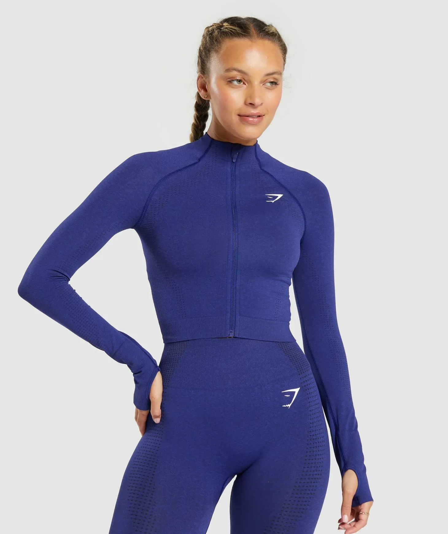 Gymshark Vital Seamless 2.0 Midi Zip Up Jacket