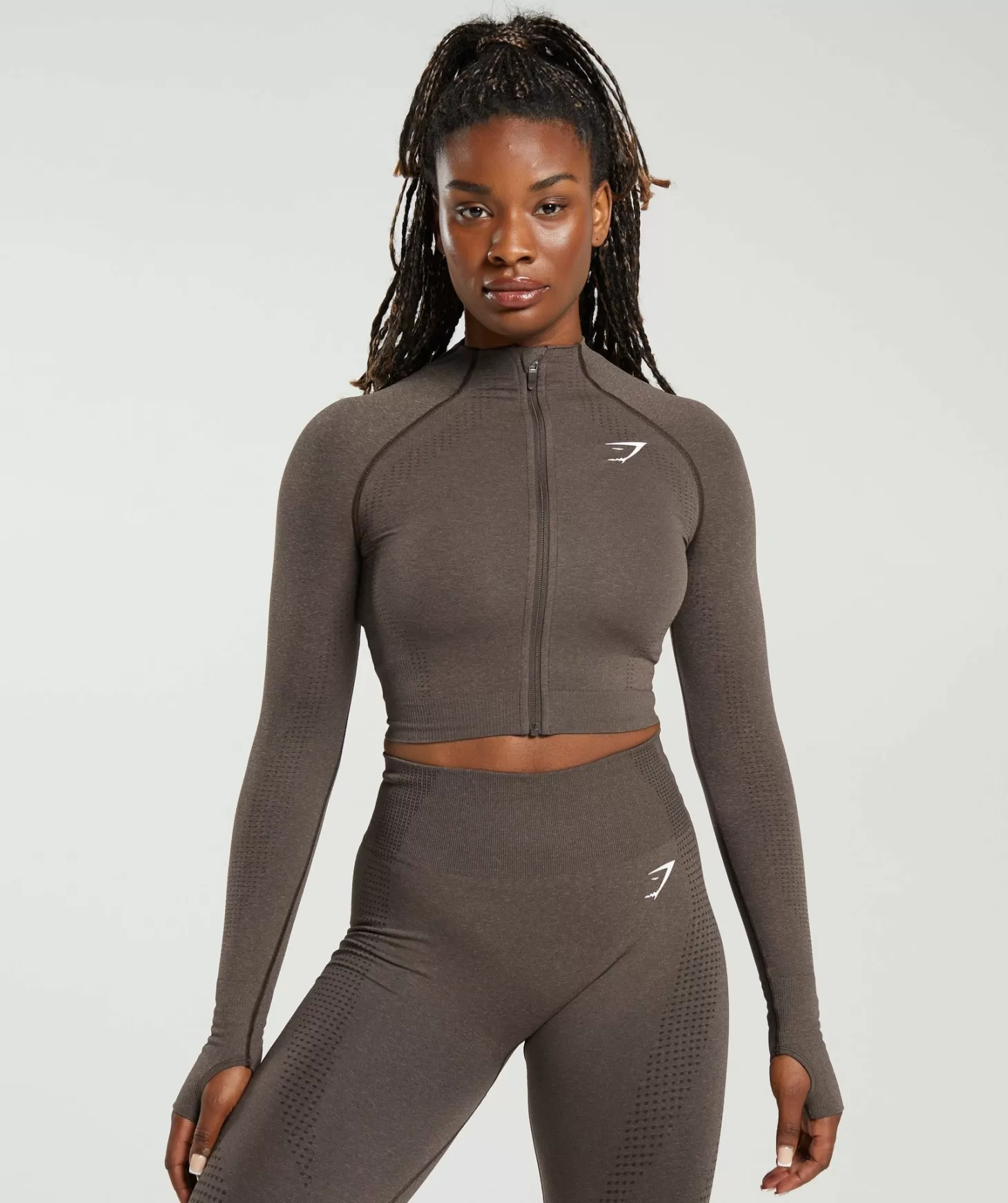 Gymshark Vital Seamless 2.0 Midi Zip Up Jacket