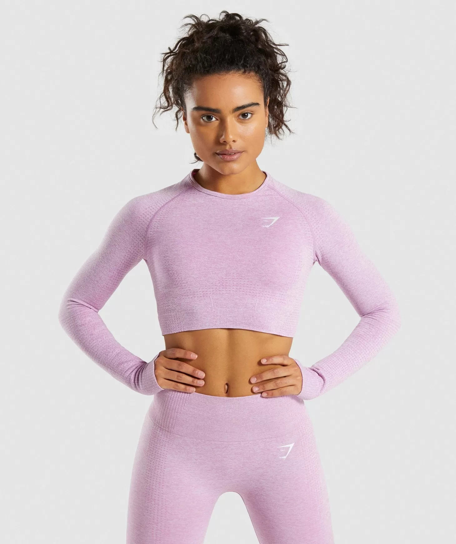 Gymshark Vital Seamless Long Sleeve Crop Top