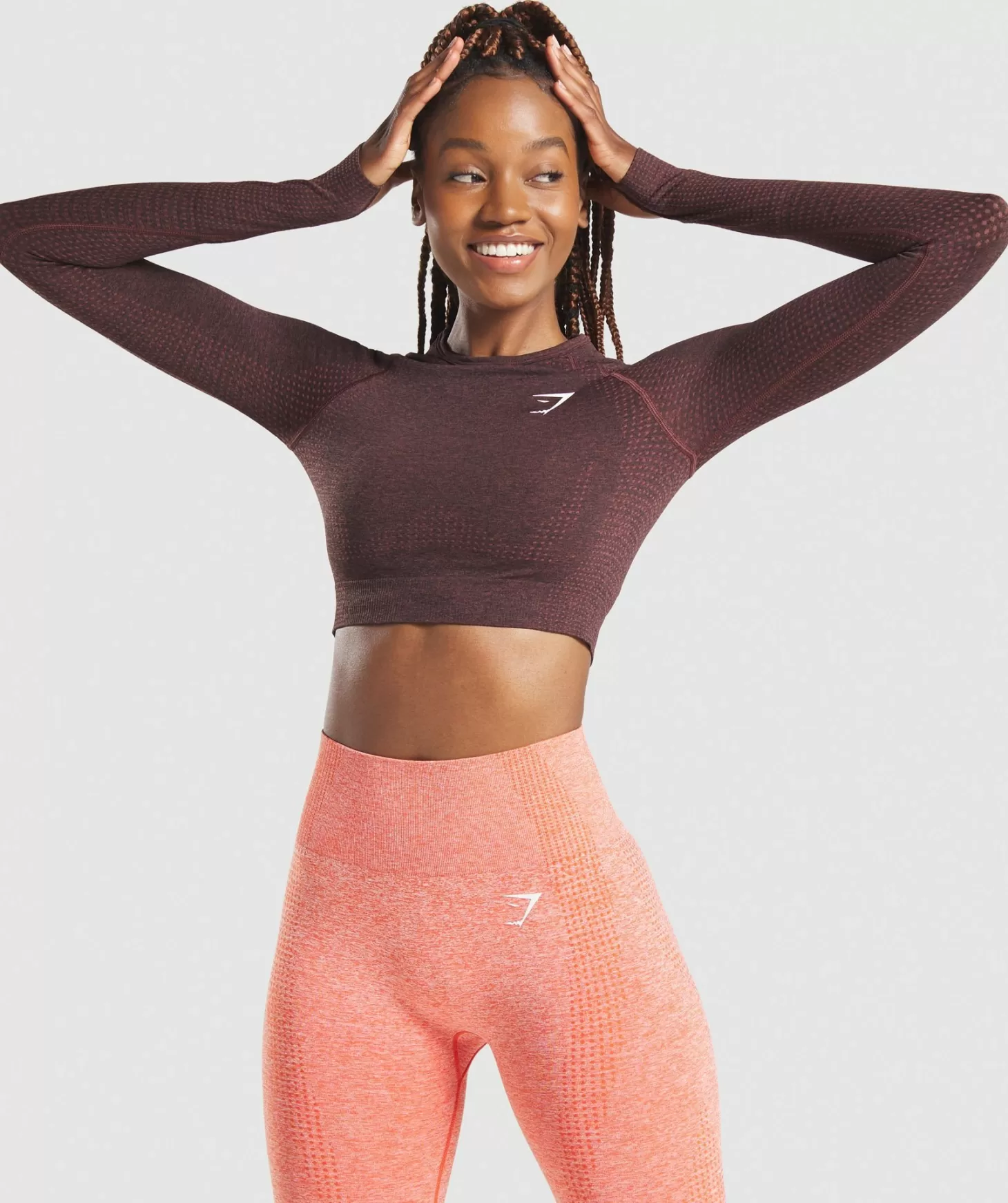 Gymshark Vital Seamless Long Sleeve Crop Top