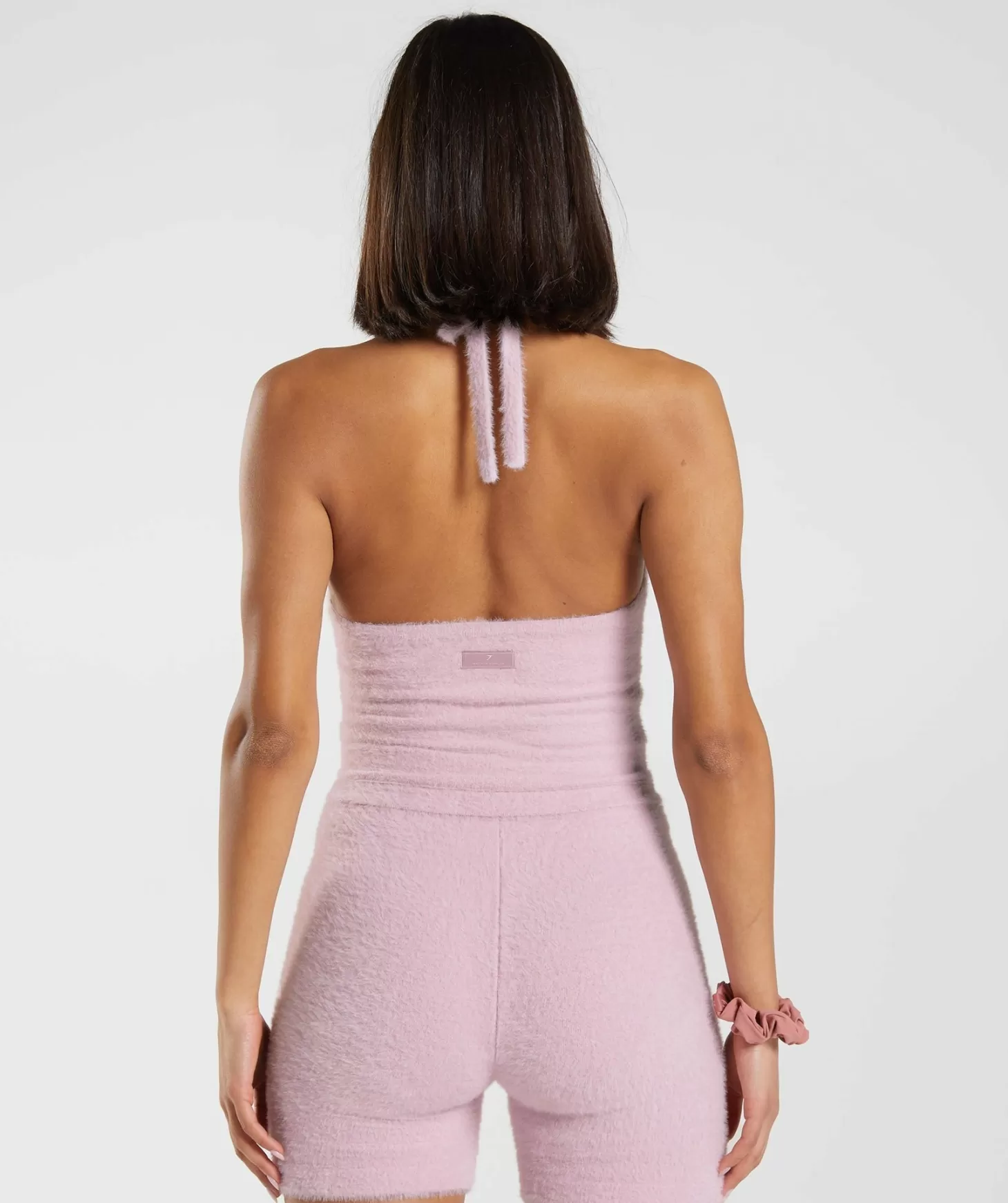 Gymshark Whitney Eyelash Knit Midi Halter Top