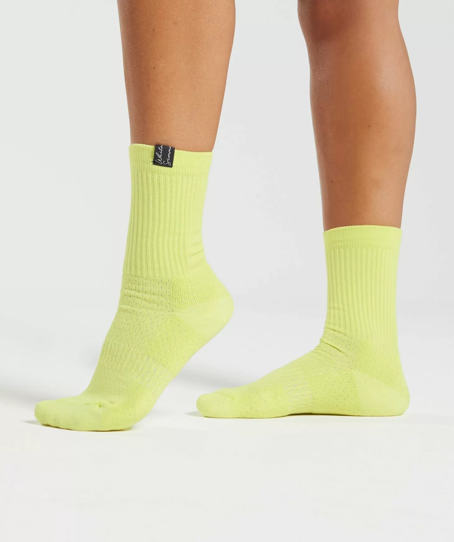 Sportsokken | Gymshark Sportsokken Whitney Tab Crew Socks 1Pk