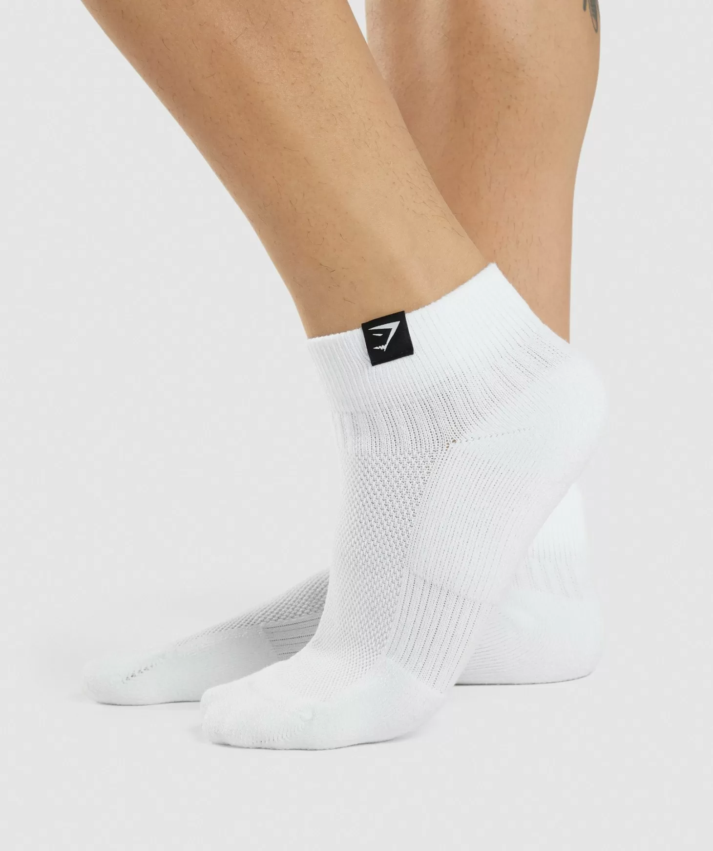 Sportsokken | Gymshark Sportsokken Woven Tab Sneaker Socks 3Pk